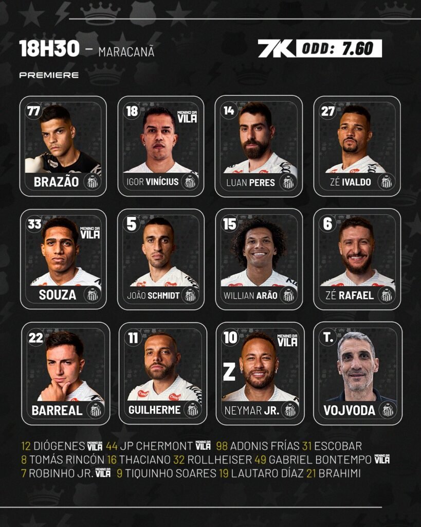 Flamengo vence o Santos por 3 a 2 e encosta no líder do Brasileirão