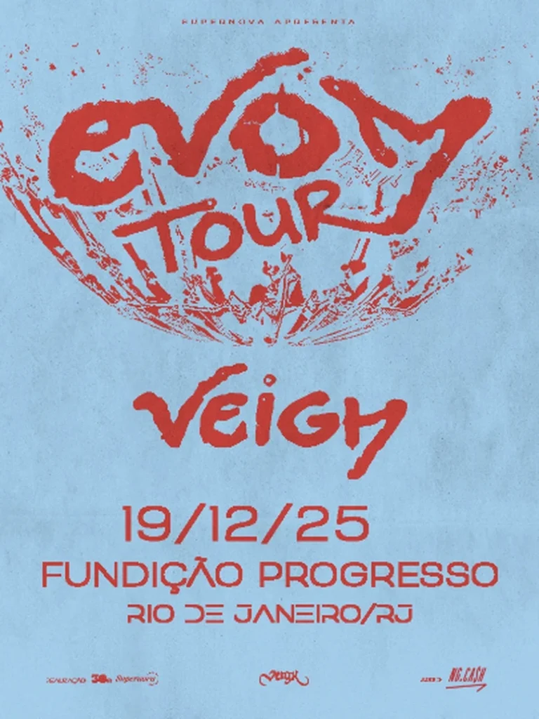 Veigh leva EVOM Tour à Fundição Progresso nesta sexta
