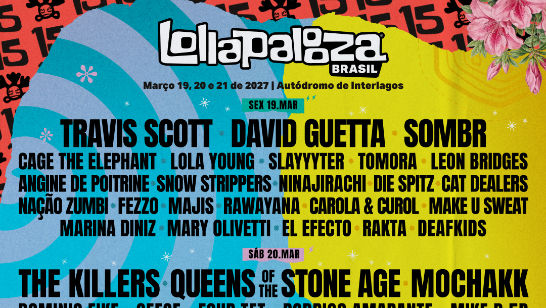Lollapalooza Brasil 2027 divulga atrações por dia e abre vendas